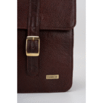 TANN IN Genuine Leather Handcrafted Women’s Laptop Bag – Elegant Red Shoulder & Messenger Bag for Office, Business & Travel (Fits 15.6 Inch Laptop)