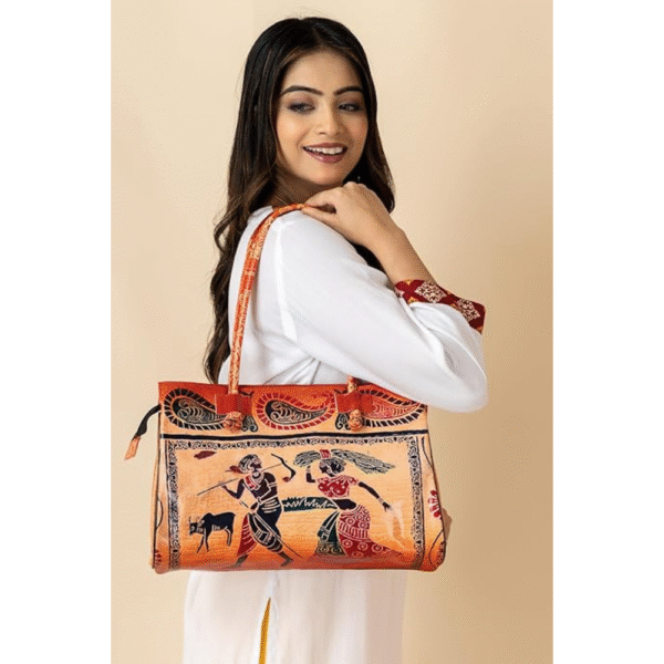 TANN IN Shantiniketan Leather Shoulder bag for Women Multicolor