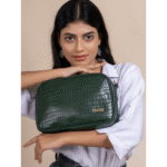 TANN IN Textured Leather Handcrafted Brown Sling Bag for Women – Stylish Shoulder & Crossbody Purse