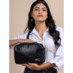 TANN IN Textured Leather Handcrafted Brown Sling Bag for Women – Stylish Shoulder & Crossbody Purse