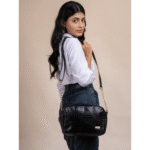 TANN IN Textured Leather Handcrafted Brown Sling Bag for Women – Stylish Shoulder & Crossbody Purse