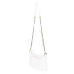 Genuine Leather bag with metal chain