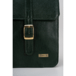 TANN IN Genuine Leather Handcrafted Women’s Laptop Bag – Elegant Red Shoulder & Messenger Bag for Office, Business & Travel (Fits 15.6 Inch Laptop)