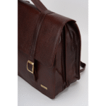 TANN IN Genuine Leather Handcrafted Women’s Laptop Bag – Elegant Red Shoulder & Messenger Bag for Office, Business & Travel (Fits 15.6 Inch Laptop)