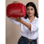 TANN IN Textured Leather Handcrafted Brown Sling Bag for Women – Stylish Shoulder & Crossbody Purse