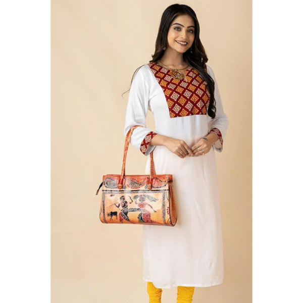 TANN IN Shantiniketan Leather Shoulder bag for Women Multicolor