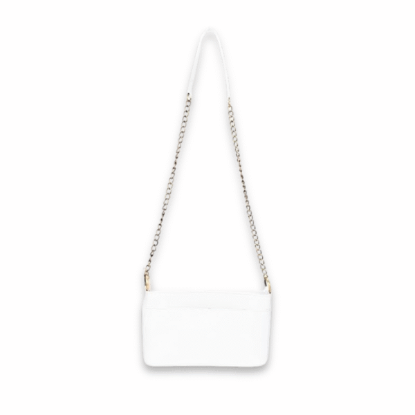 TANN IN Genuine Leather bag with metal chain