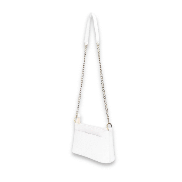 TANN IN Genuine Leather bag with metal chain