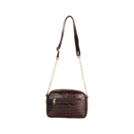 Textured Leather Handcrafted Brown Sling Bag for Women – Stylish Shoulder & Crossbody Purse