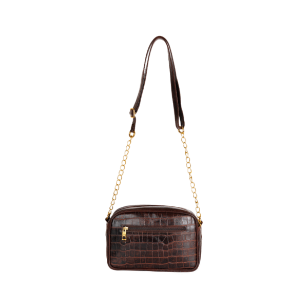 Textured Leather Handcrafted Brown Sling Bag for Women – Stylish Shoulder & Crossbody Purse