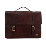 TANN IN Genuine Leather Handcrafted Women’s Laptop Bag – Elegant Red Shoulder & Messenger Bag for Office, Business & Travel (Fits 15.6 Inch Laptop)