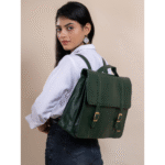 TANN IN Genuine Leather Handcrafted Women’s Laptop Bag – Elegant Red Shoulder & Messenger Bag for Office, Business & Travel (Fits 15.6 Inch Laptop)