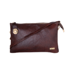 TANN IN Pure Leather Handcrafted Women’s Crossbody Burgundy Purse Bag with Adjustable & Removable Shoulder Strap