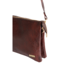 TANN IN Pure Leather Handcrafted Women’s Crossbody Burgundy Purse Bag with Adjustable & Removable Shoulder Strap