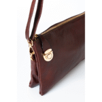 TANN IN Pure Leather Handcrafted Women’s Crossbody Burgundy Purse Bag with Adjustable & Removable Shoulder Strap