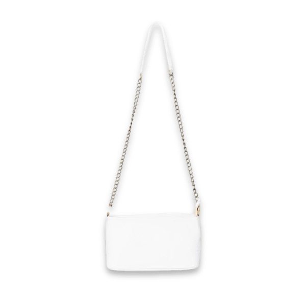 TANN IN Genuine Leather bag with metal chain