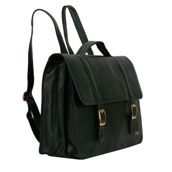 TANN IN Genuine Leather Handcrafted Women’s Laptop Bag – Elegant Red Shoulder & Messenger Bag for Office, Business & Travel (Fits 15.6 Inch Laptop)