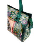 TANN IN Shantiniketan Pure Leather Ethnic Batik Printed Shoulder Bag for Women | Handcrafted Indian Design