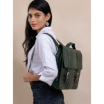 TANN IN Genuine Leather Handcrafted Women’s Laptop Bag – Elegant Red Shoulder & Messenger Bag for Office, Business & Travel (Fits 15.6 Inch Laptop)