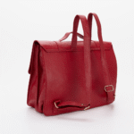 Genuine Leather Handcrafted Women’s Laptop Bag – Elegant Red Shoulder & Messenger Bag for Office, Business & Travel (Fits 15.6 Inch Laptop)