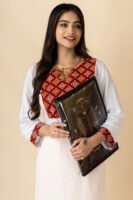 TANN IN Shantiniketan Folder/File (Katha Stitch)