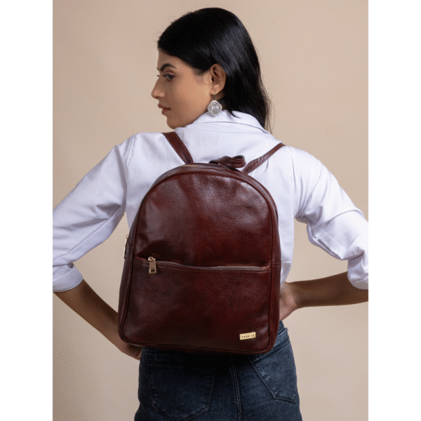 TANN IN Pure Leather Statement Backpack