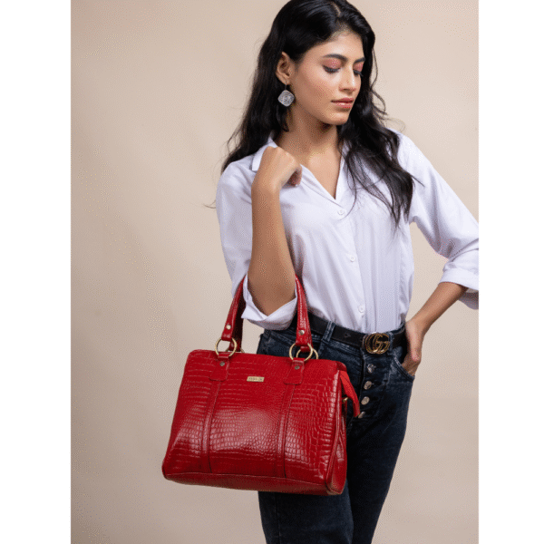 TANN IN Carry All Top Handle Shoulder Bag