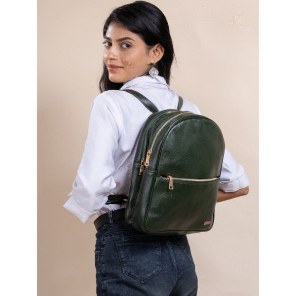 TANN IN Pure Leather Statement Backpack