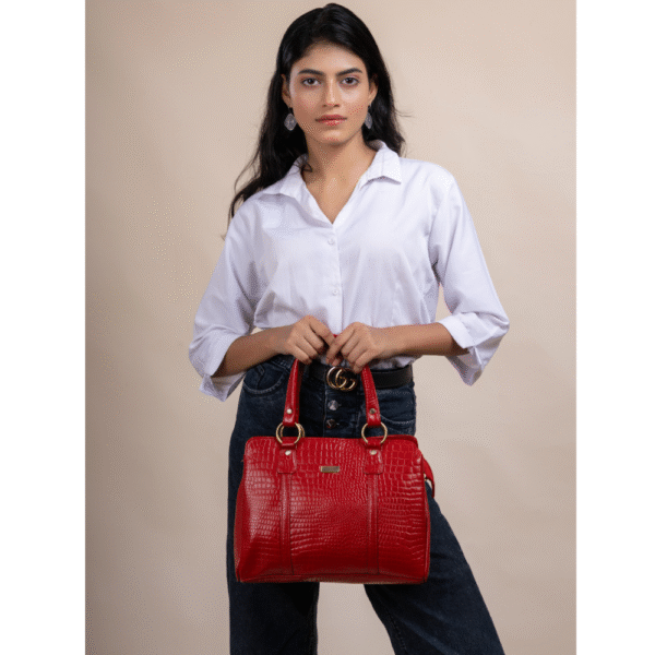 TANN IN Carry All Top Handle Shoulder Bag