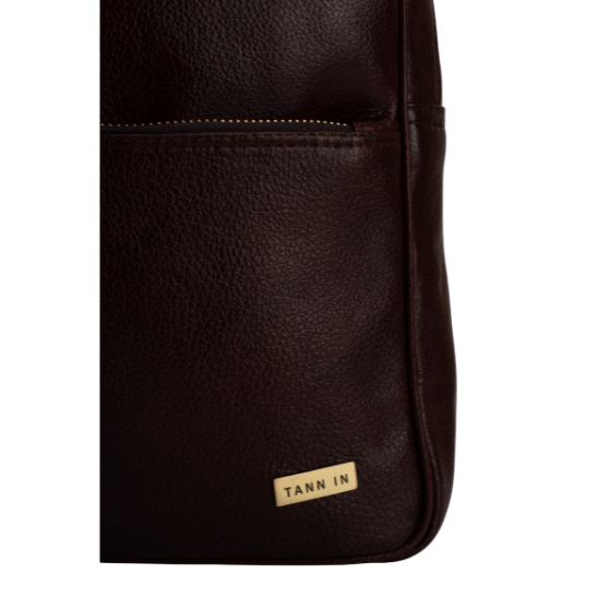 TANN IN Pure Leather Statement Backpack