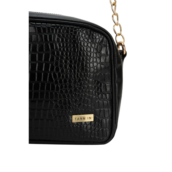 TANN IN Textured Leather Handcrafted Brown Sling Bag for Women – Stylish Shoulder & Crossbody Purse