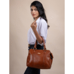 TANN IN Carry All Top Handle Shoulder Bag