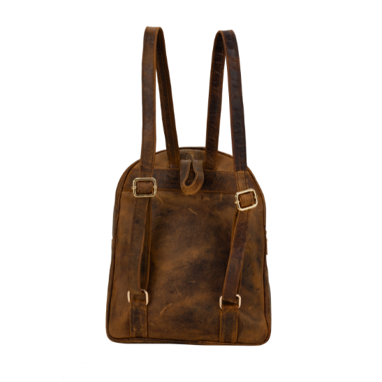 TANN IN Pure Leather Statement Backpack