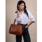 TANN IN Carry All Top Handle Shoulder Bag