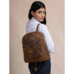 TANN IN Pure Leather Statement Backpack
