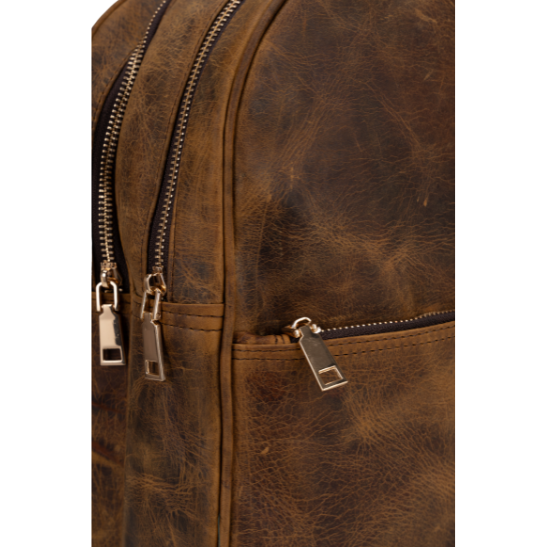 TANN IN Pure Leather Statement Backpack