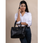 TANN IN Carry All Top Handle Shoulder Bag